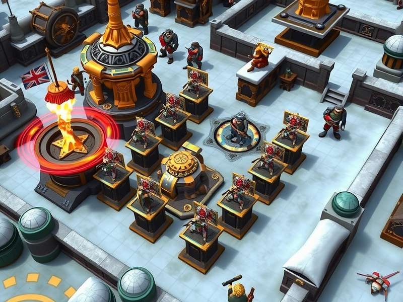 Titan Shield gameplay screenshot showing combat and strategy elements