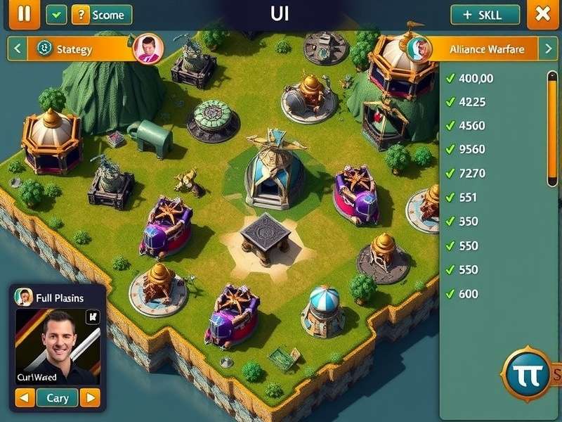 Titan Shield base building and strategy interface